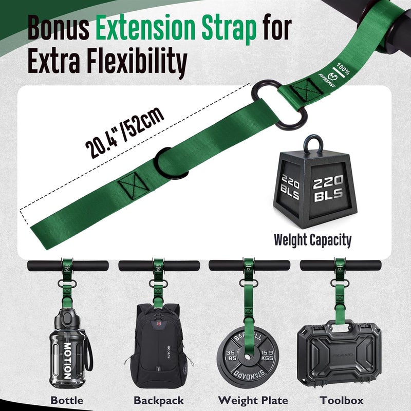 FitBeast Forearm Strengthener & Forearm Exerciser, Wrist Roller with Thicker Handle, Forearm Strength Trainer with Adjustable Strap - Ideal for Grip Strength, Muscle Building, Rehabilitation - Image 4